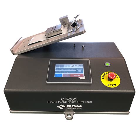 Inclined Plane Coefficient of Friction Tester mfg|CF.